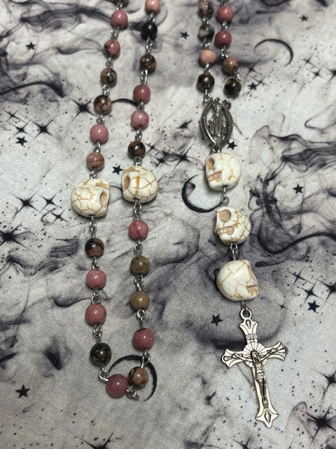 Rhodonite Rosary