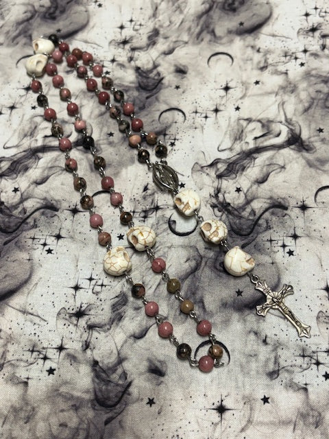 Rhodonite Rosary