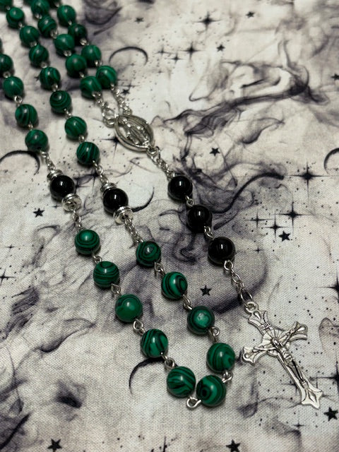 Malachite Rosary