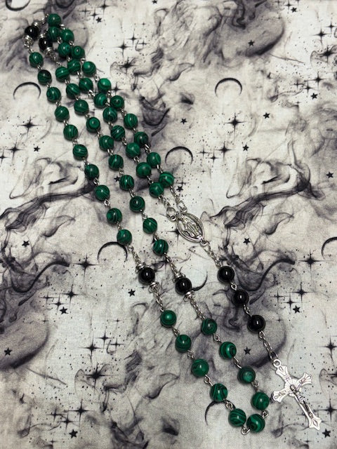 Malachite Rosary