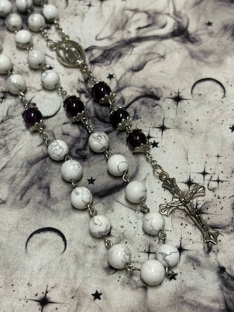 Howlite Rosary