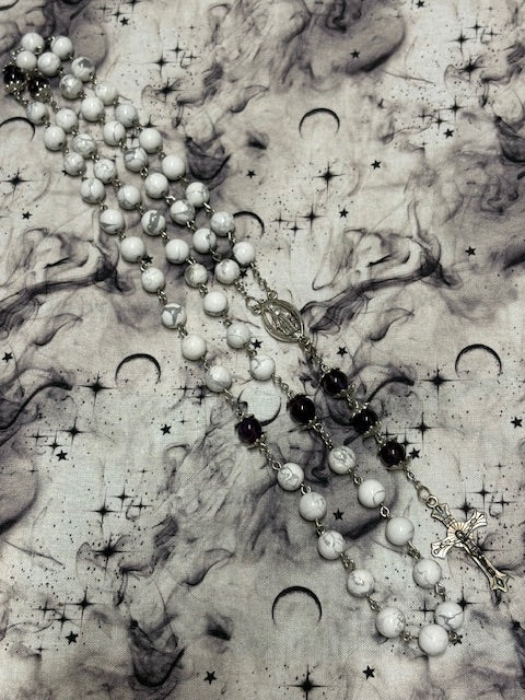 Howlite Rosary